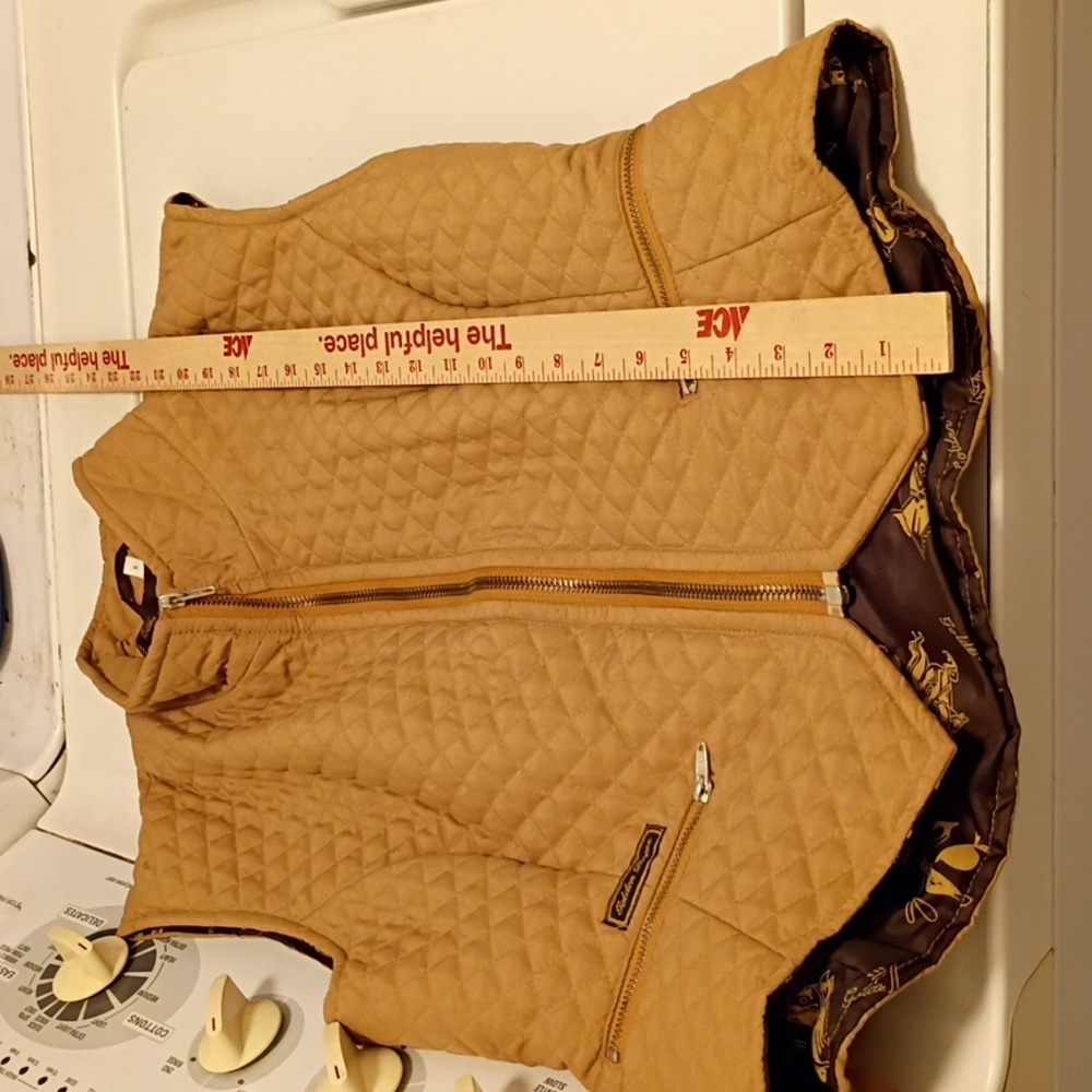 Golden Dress Equestrian Riding Vest - Picture 8 of 8